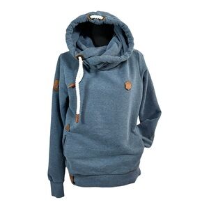 Naketano Schnizzel Dizzel Popizzel Hoodie Blue Fleece Pullover